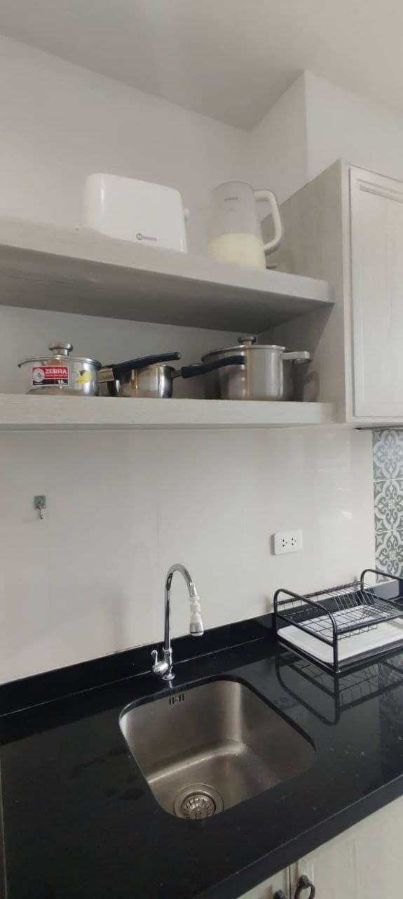 Bedroom in condo, center, on a one-year contract