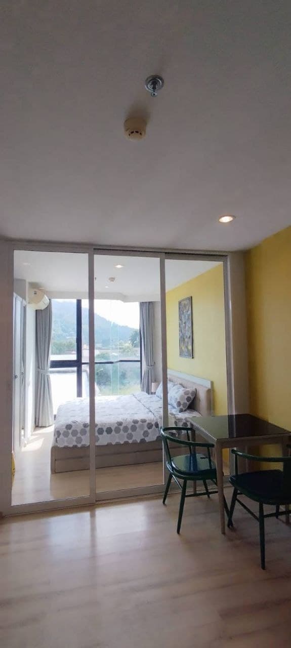 Bedroom in condo, center, on a one-year contract